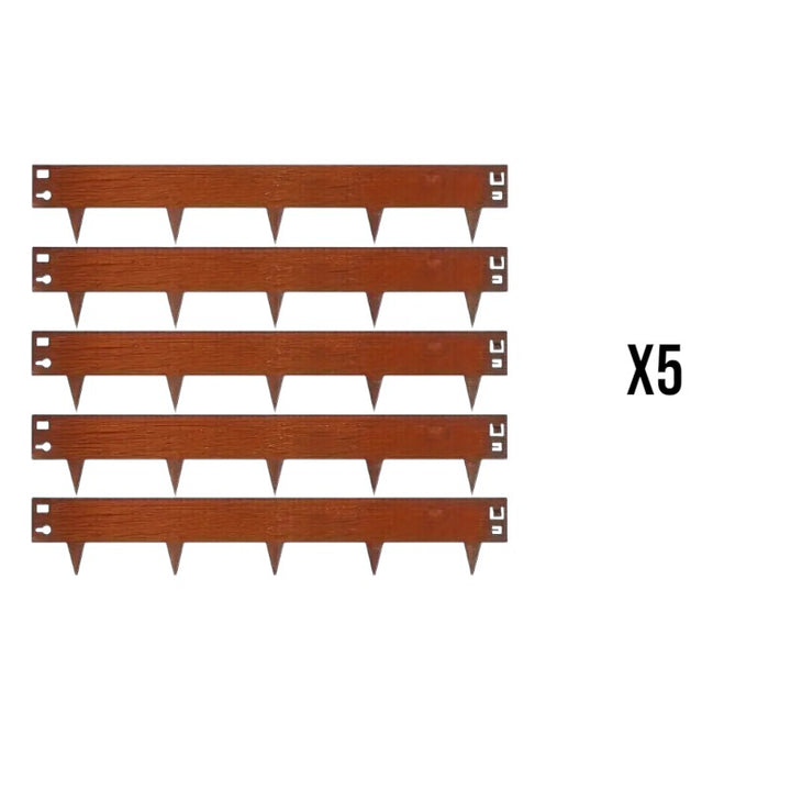5 Pack Metal Garden Landscape Edging