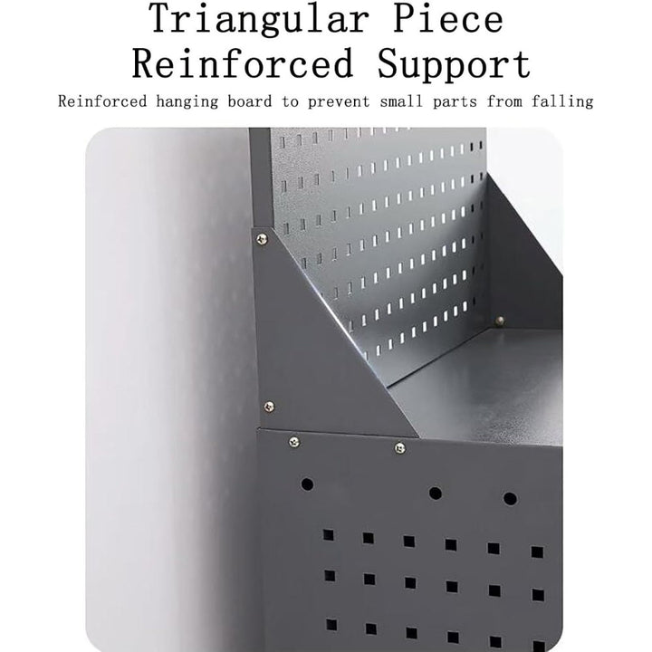 Tool Storage Cabinet with Pegboard And Drawer