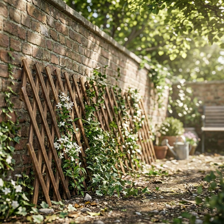 Expandable Wooden Trellis for Plants - 150x40cm
