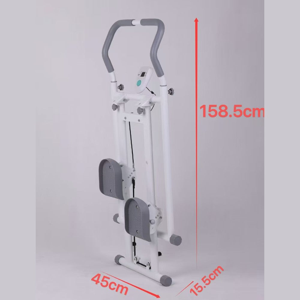 Foldable Climbing Stepper with Waist Twister