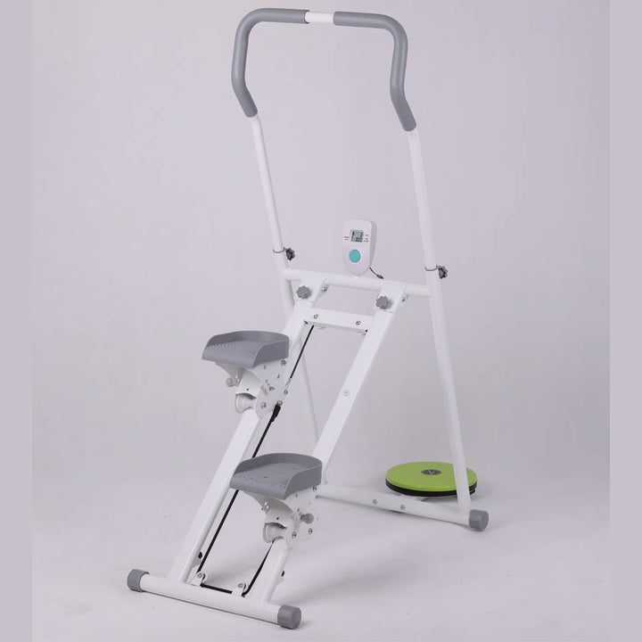 Foldable Climbing Stepper with Waist Twister