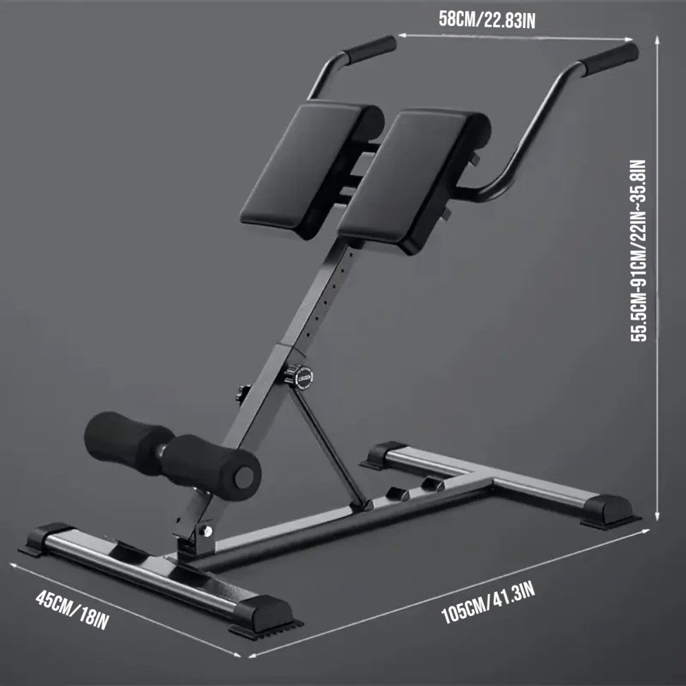 Adjustable Roman Chair Hyperextension Bench