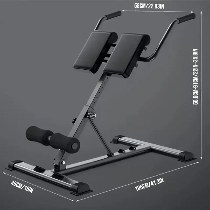 Adjustable Roman Chair Hyperextension Bench