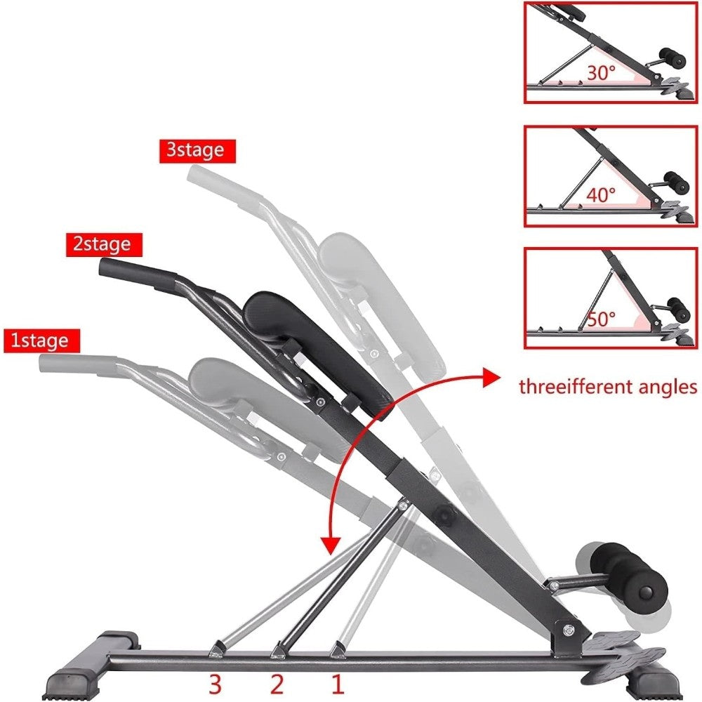 Adjustable Roman Chair Hyperextension Bench