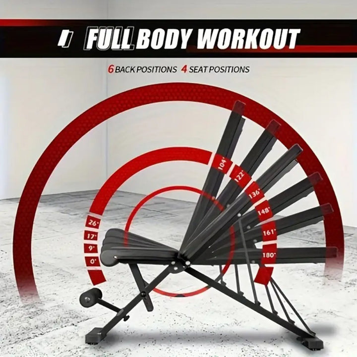 Adjustable Weight Bench for Full Body Workout
