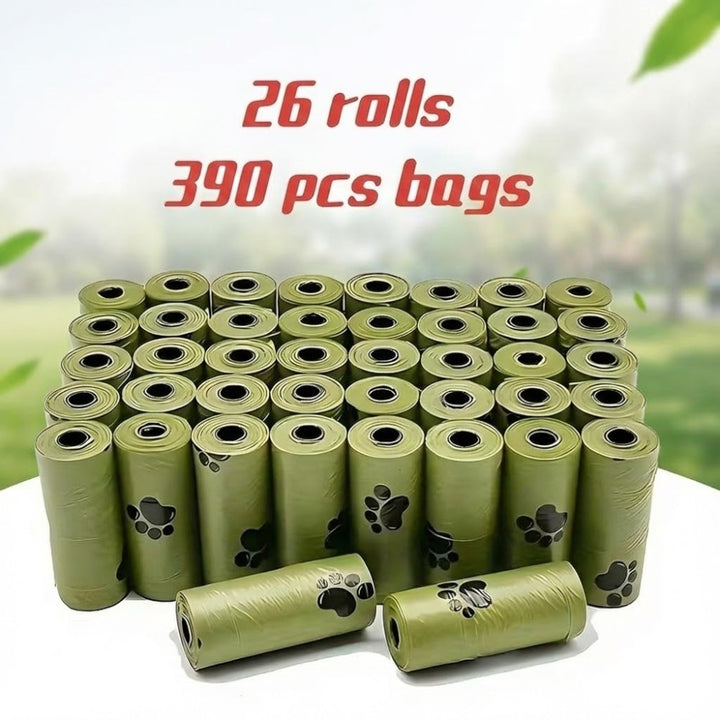 390 Count Dog Poop Bags with Dispenser