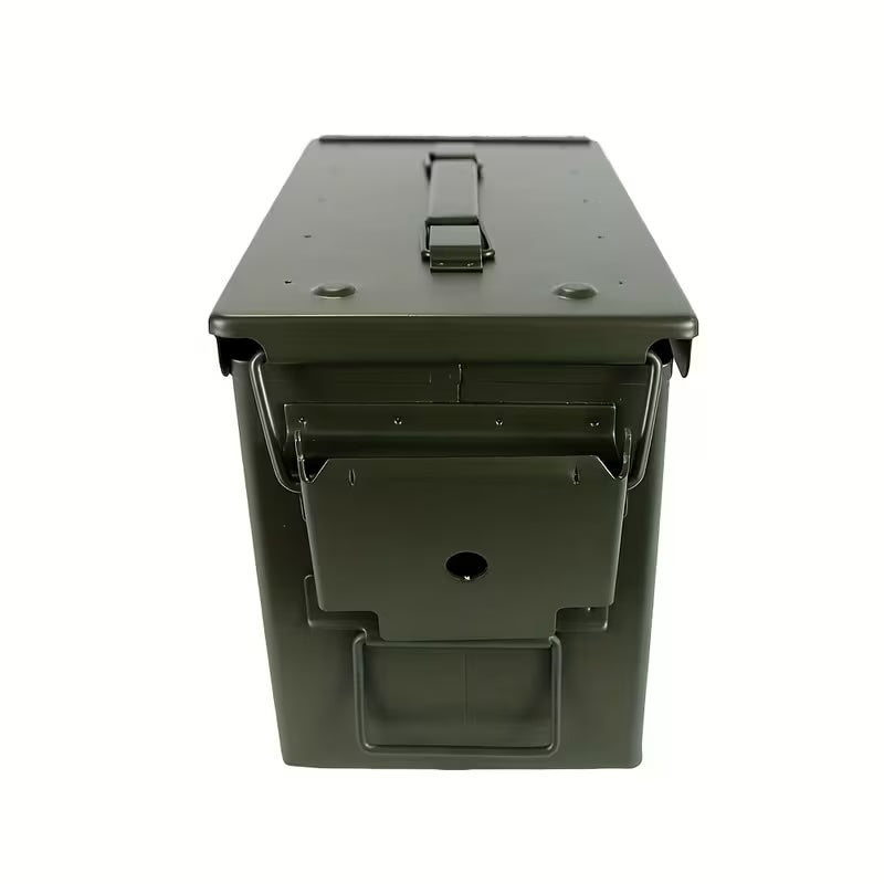 Metal Ammo Tin Case Storage Box