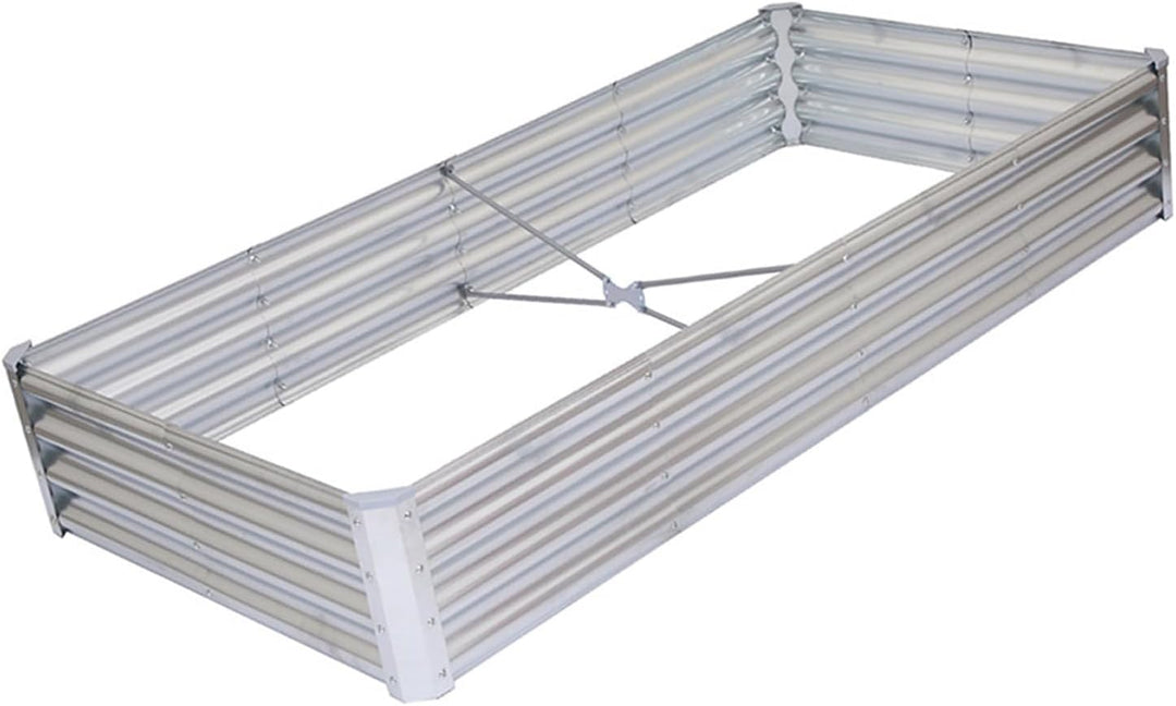180cm Rectangular Galvanized Raised Garden Bed Kit