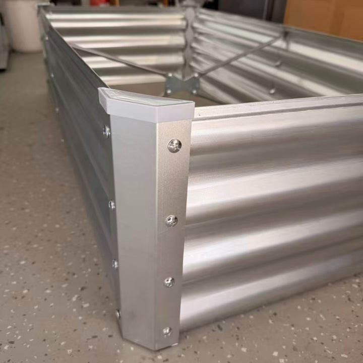 120cm Rectangular Galvanized Raised Garden Bed Kit