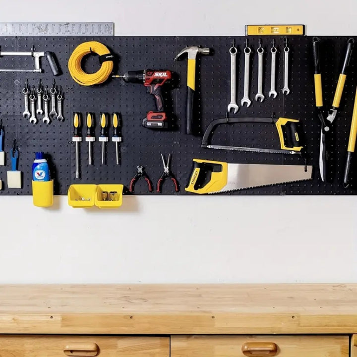 4 Pack Metal Pegboard Tool Organizer