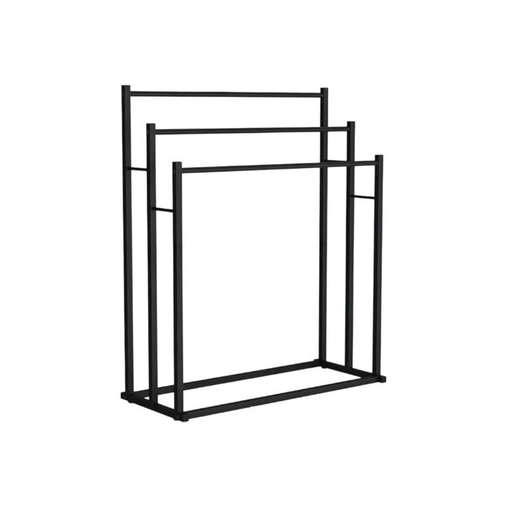 Free Standing 3 Tier Metal Towel Rack Bathroom Towel Holder