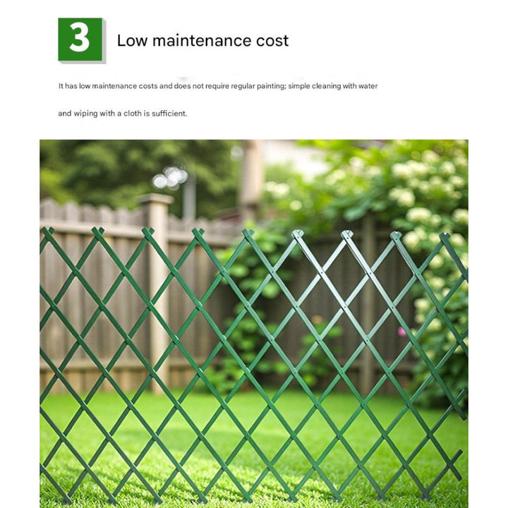 Expandable Trellis Fence for Climbing Plants