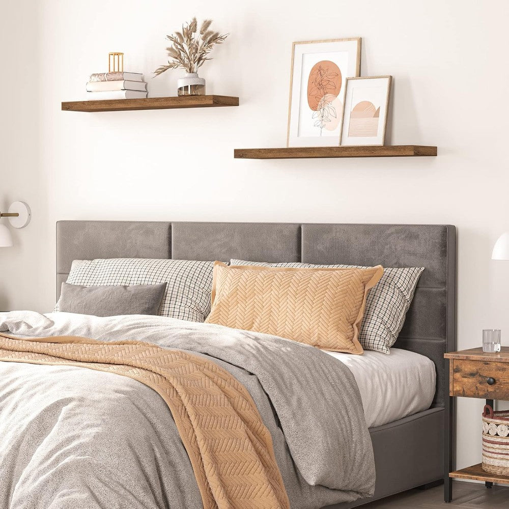 Set of 2 Rustic Floating DIY Wall Shelves _ 100cm