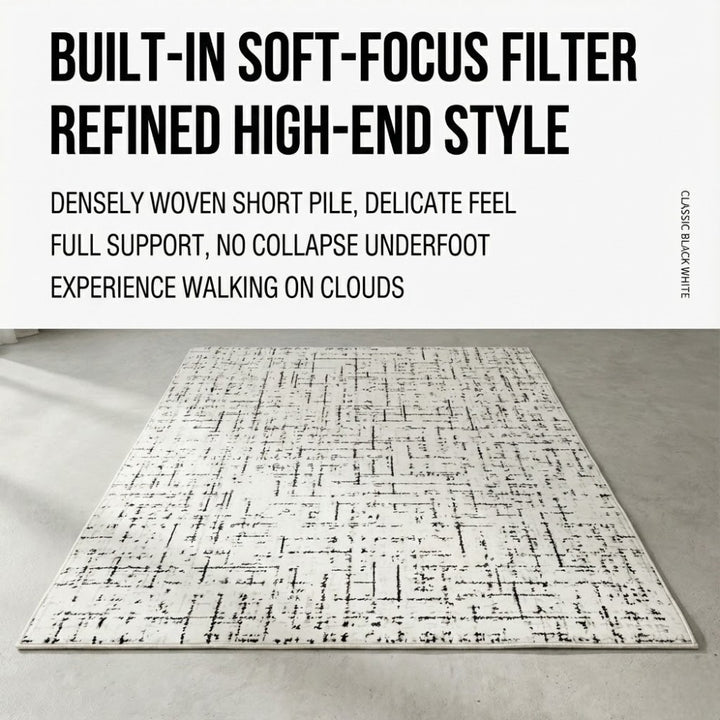 Area Rug 200x300cm Modern Minimalist Living Room Carpet - Modern Frost