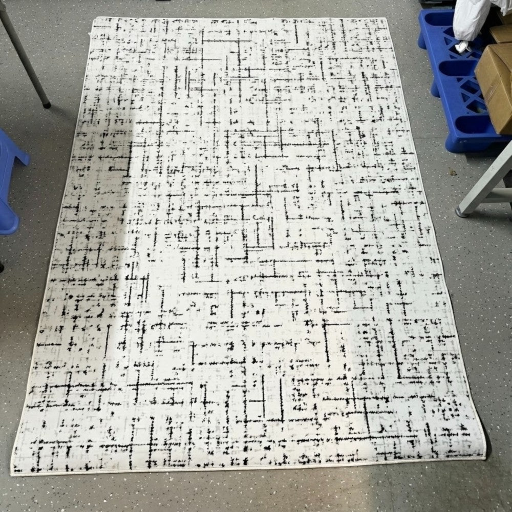Area Rug 140x200cm Modern Minimalist Living Room Carpet - Modern Frost