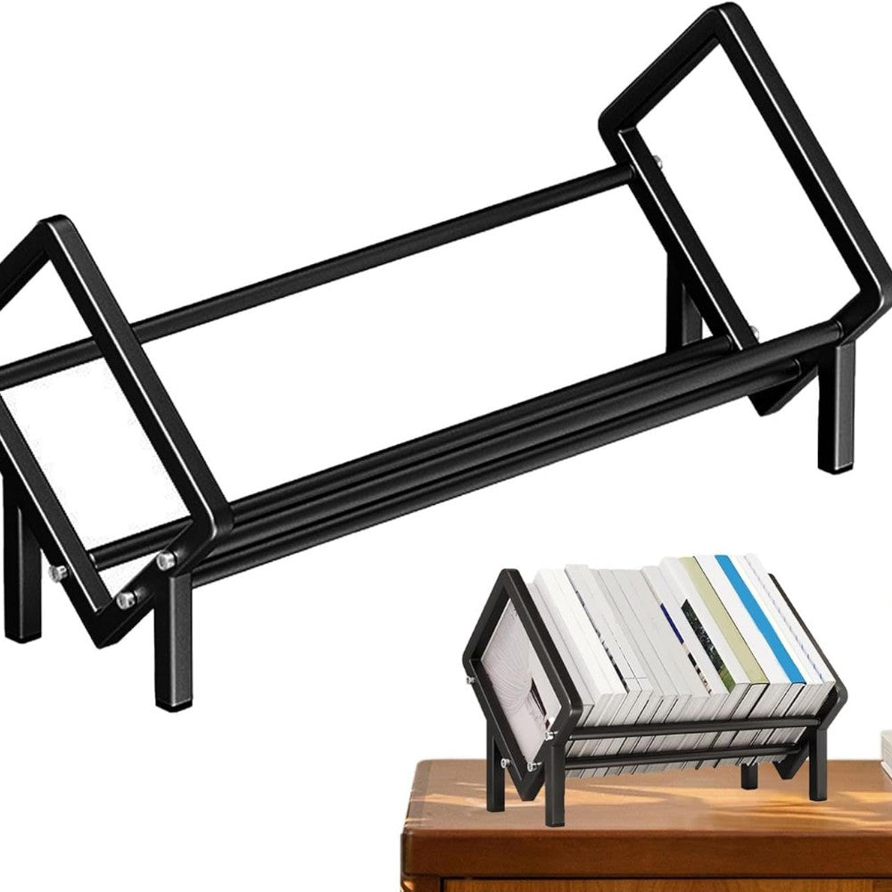Metal Storage Rack Desktop Organizer - Black