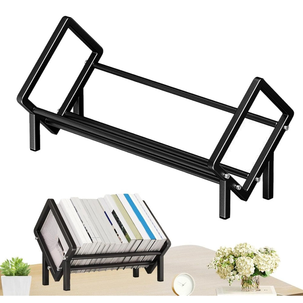 Metal Storage Rack Desktop Organizer - Black