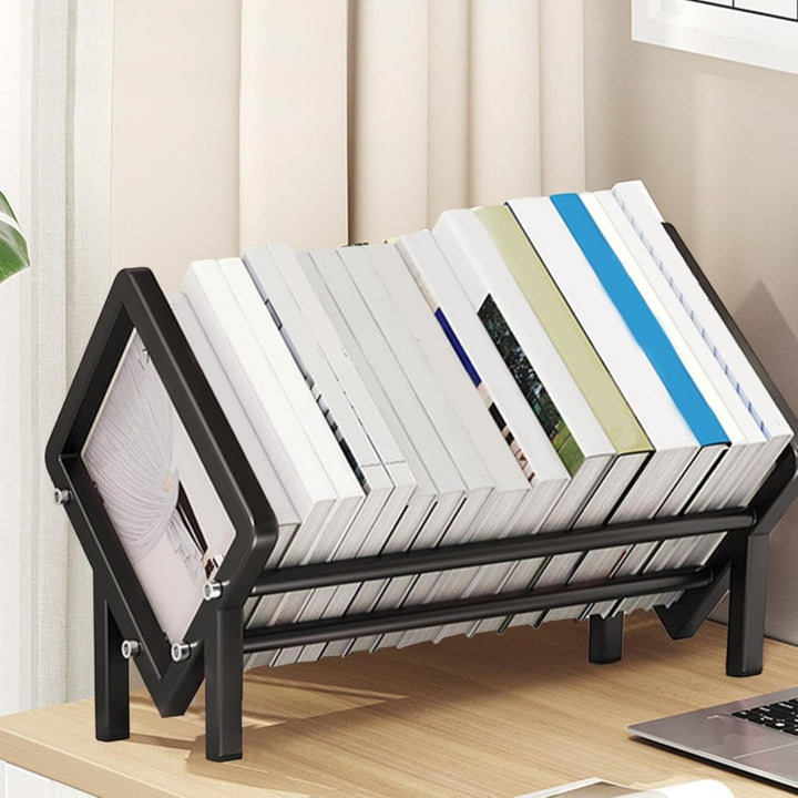 Metal Storage Rack Desktop Organizer - Black