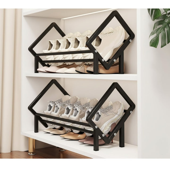 Metal Storage Rack Desktop Organizer - Black
