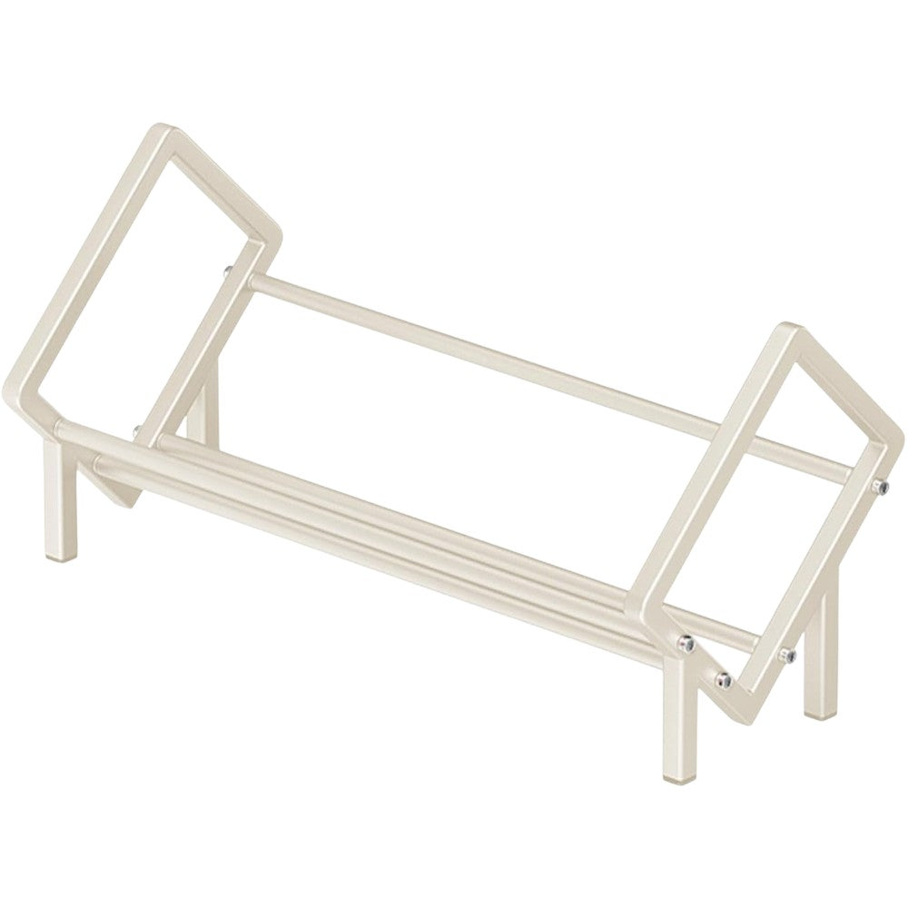 Metal Storage Rack Desktop Organizer - White