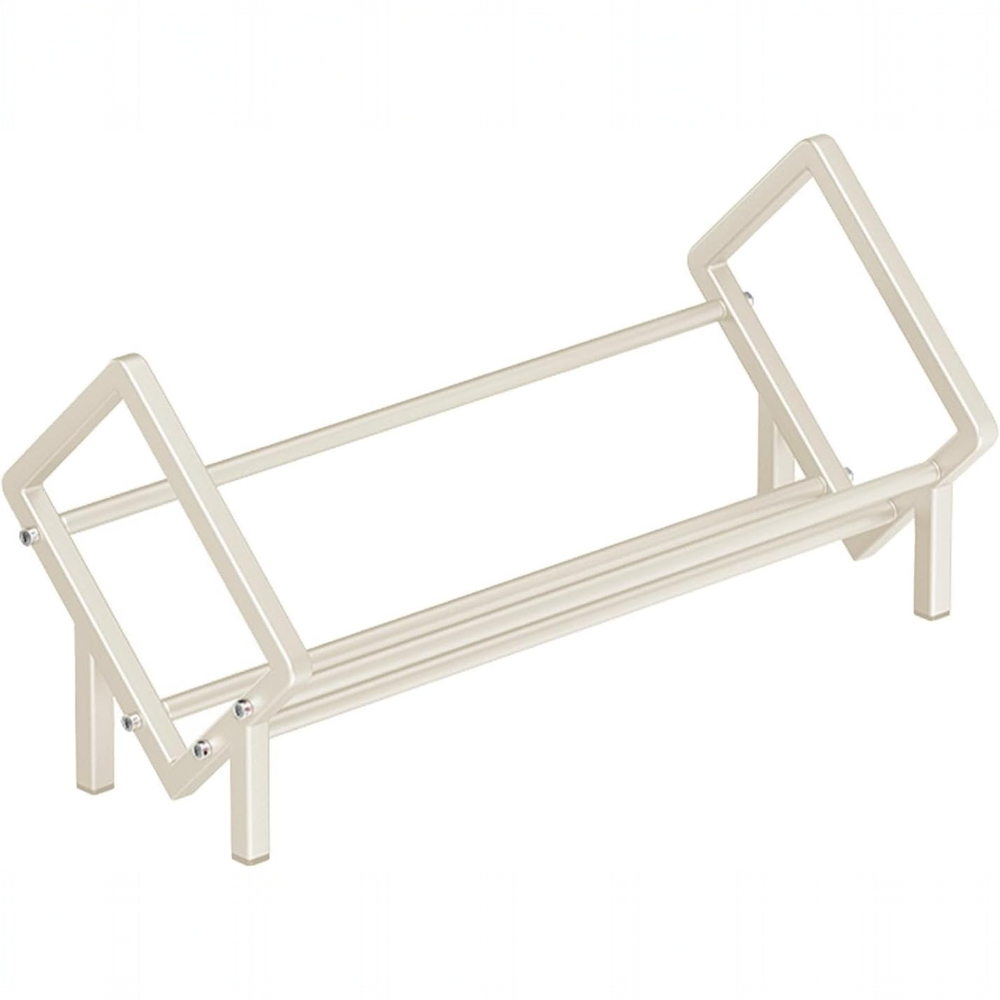 Metal Storage Rack Desktop Organizer - White