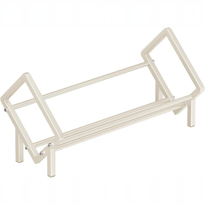 Metal Storage Rack Desktop Organizer - White