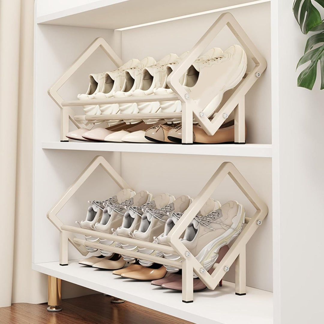 Metal Storage Rack Desktop Organizer - White