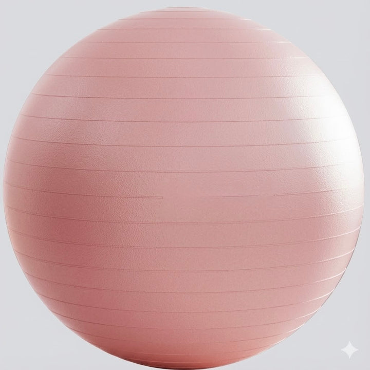 65cm Yoga Ball Thick Anti Burst Exercise Ball - Pink