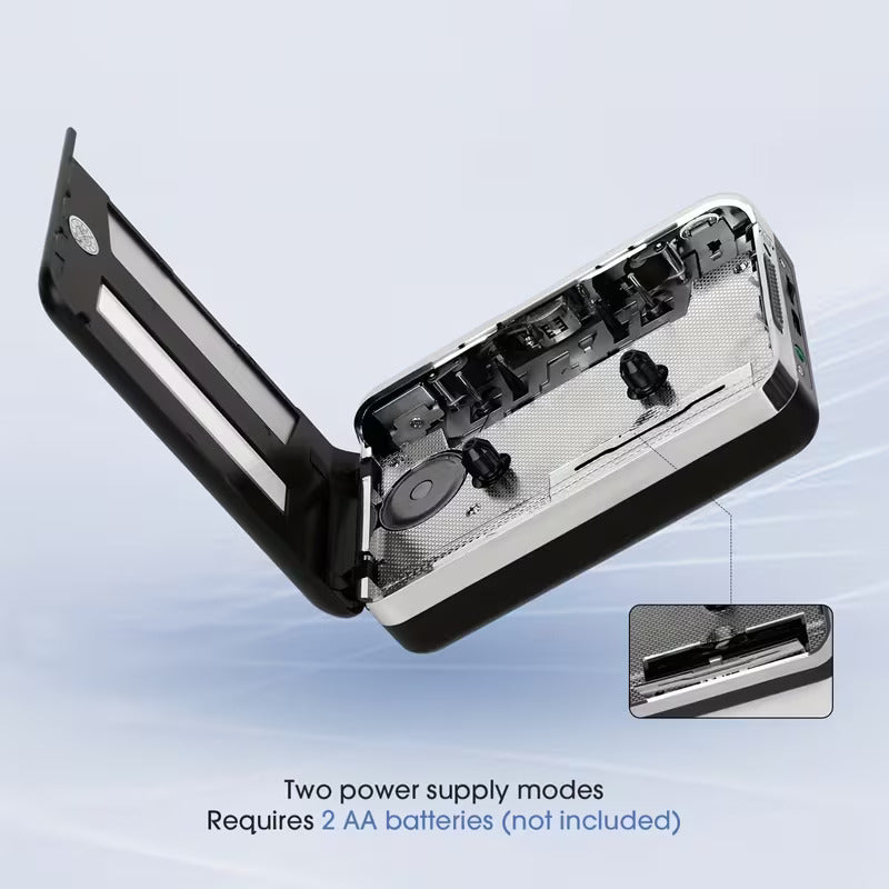 USB Cassette Capture Player to MP3 Converter Portable Walkman Stereo Sound