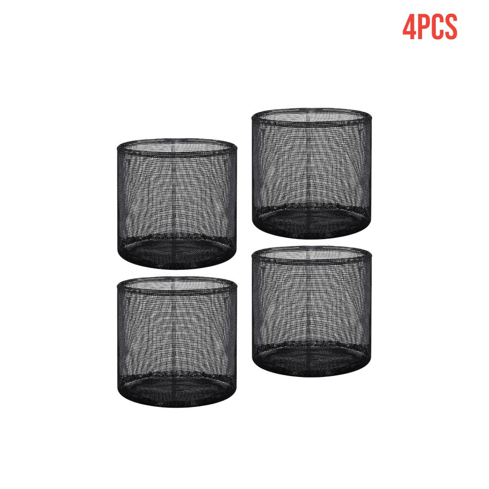 4 Pack Aquatic Plant Mesh Bags Breathable Round Pond Baskets