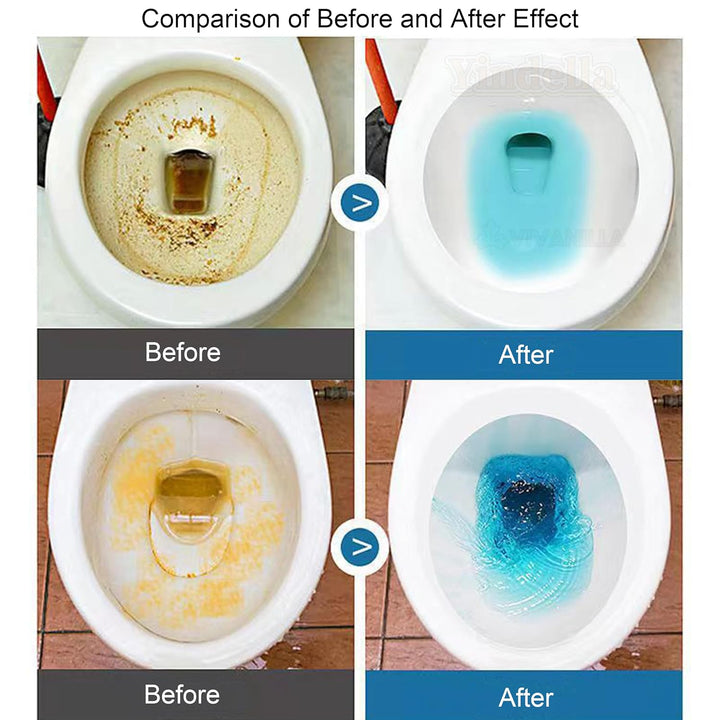 24Pcs Toilet Cleaning Effervescent Tablets Stain Deodorizer