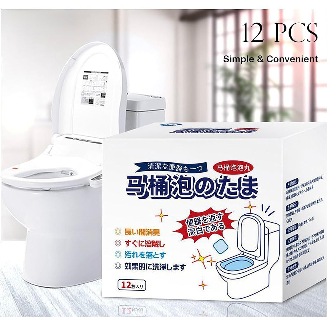 24Pcs Toilet Cleaning Effervescent Tablets Stain Deodorizer