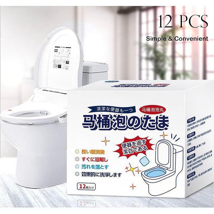 24Pcs Toilet Cleaning Effervescent Tablets Stain Deodorizer