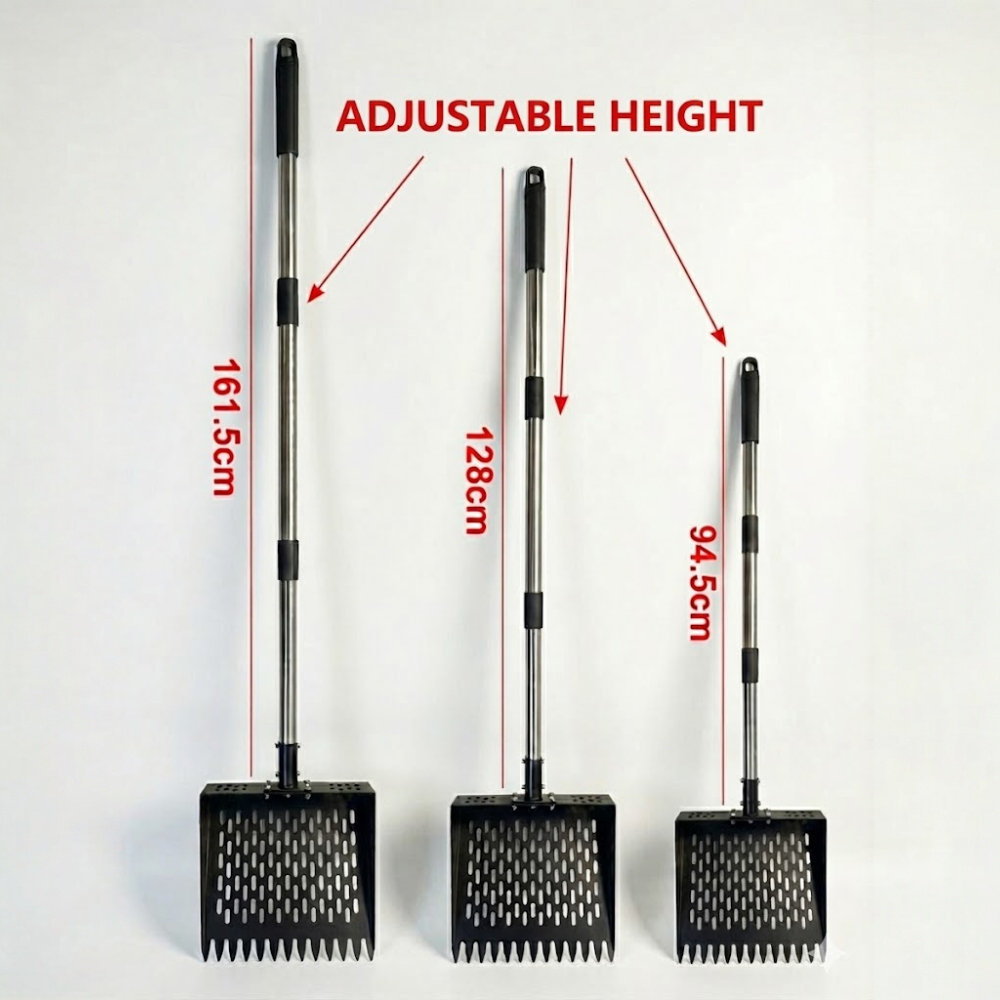 Metal Garden Spade Shovel Carbon Steel Head for Backyard Digging