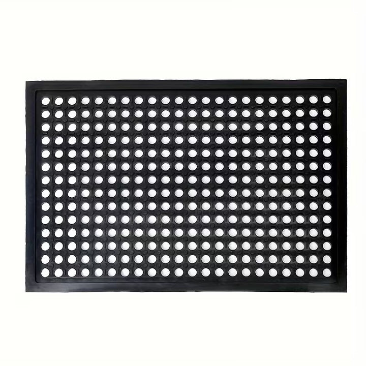 Heavy Duty Rubber Floor Mat Anti Slip Drainage Mat - 60x90cm