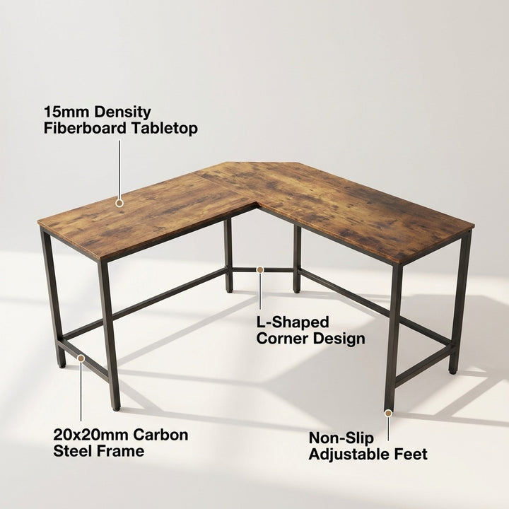 L-Shaped Corner Computer Desk