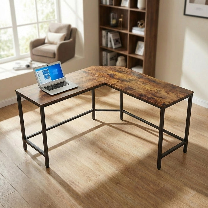 L-Shaped Corner Computer Desk