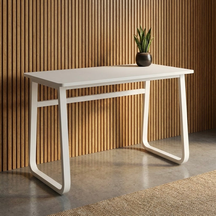 Office Desk 120x50cm Sturdy Writing Table - White