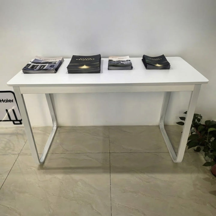 Office Desk 120x50cm Sturdy Writing Table - White
