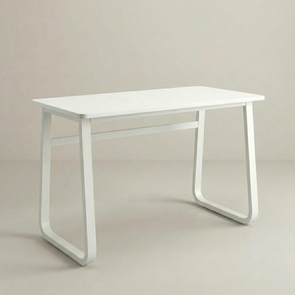 Office Desk 120x50cm Sturdy Writing Table - White