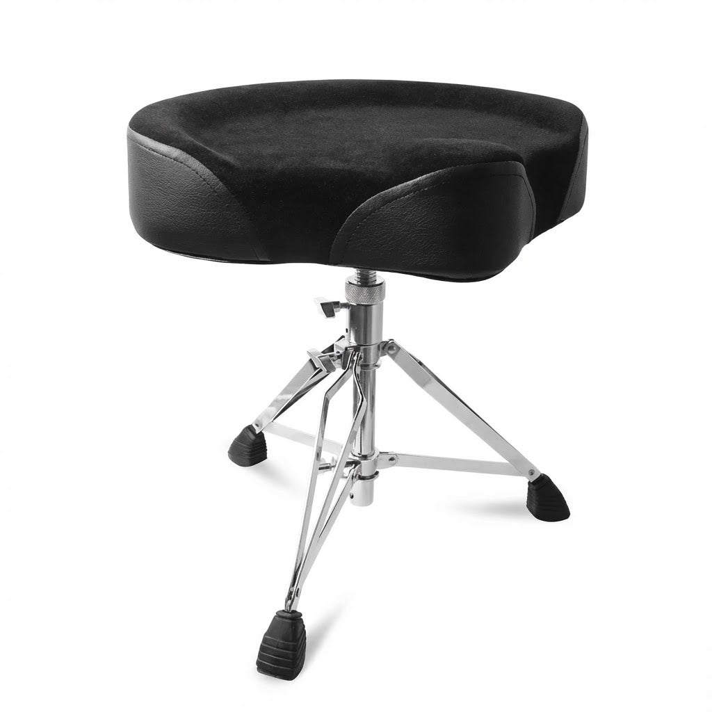 Drum Stool Saddle Throne Double Braced Tripod Base