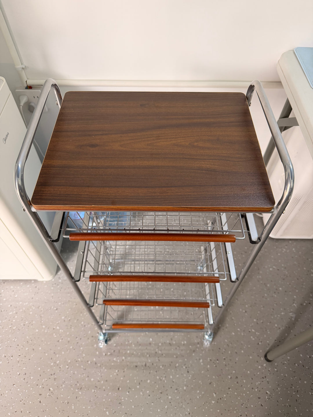 5 Tier Kitchen Craft Storage Cart Multi-Purpose Rolling Organizer
