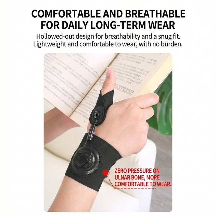 Rotary Finger Corrector Brace for Right Hand Tension Support Fits Wrist 16 to 19cm