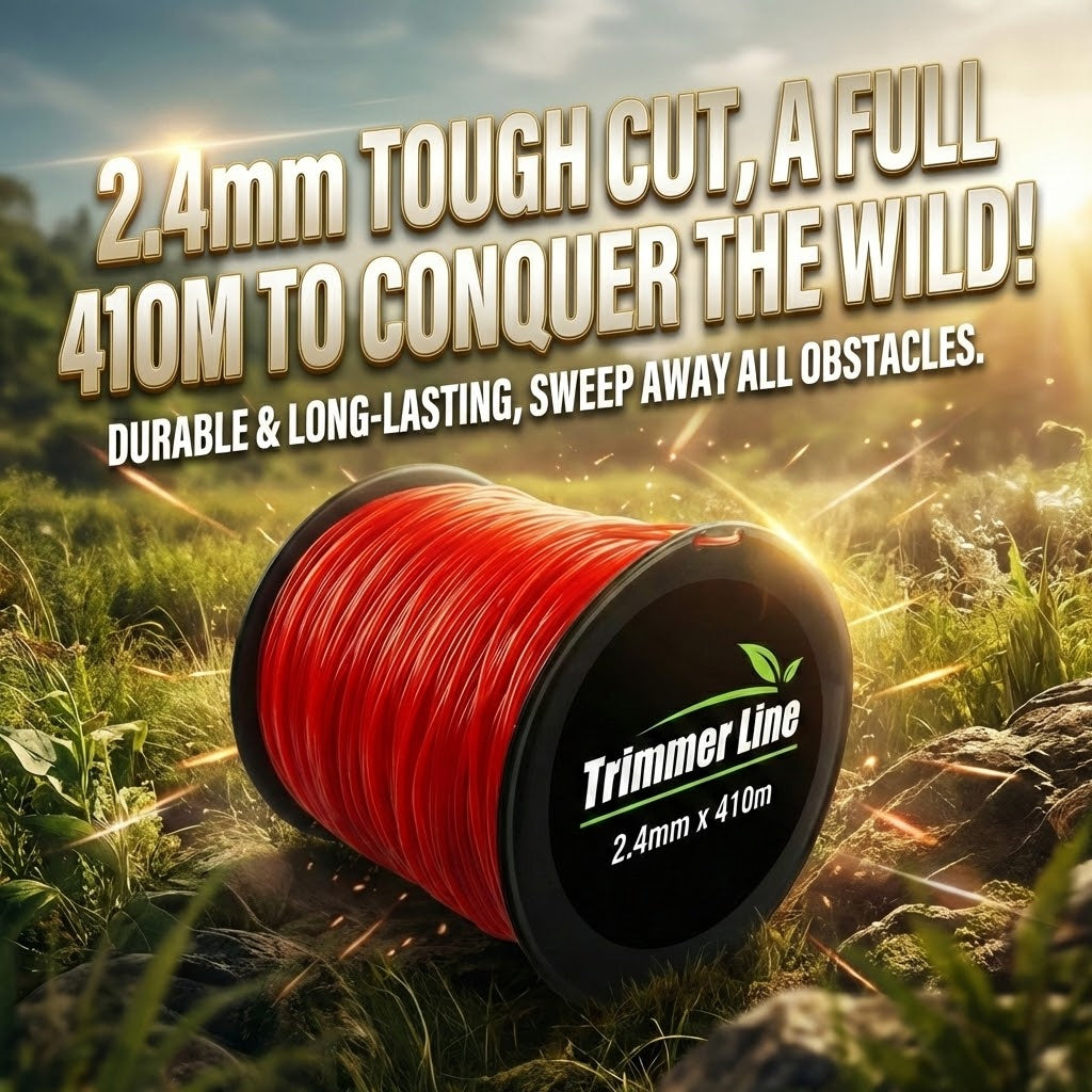 2.4mm X 410m Square Nylon Trimmer Line