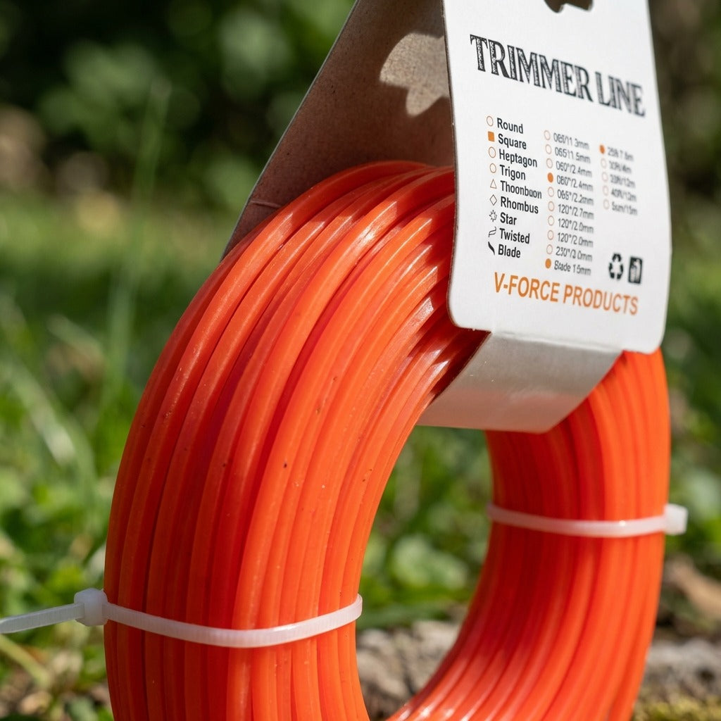 2mm_15m Square Nylon String Trimmer Line