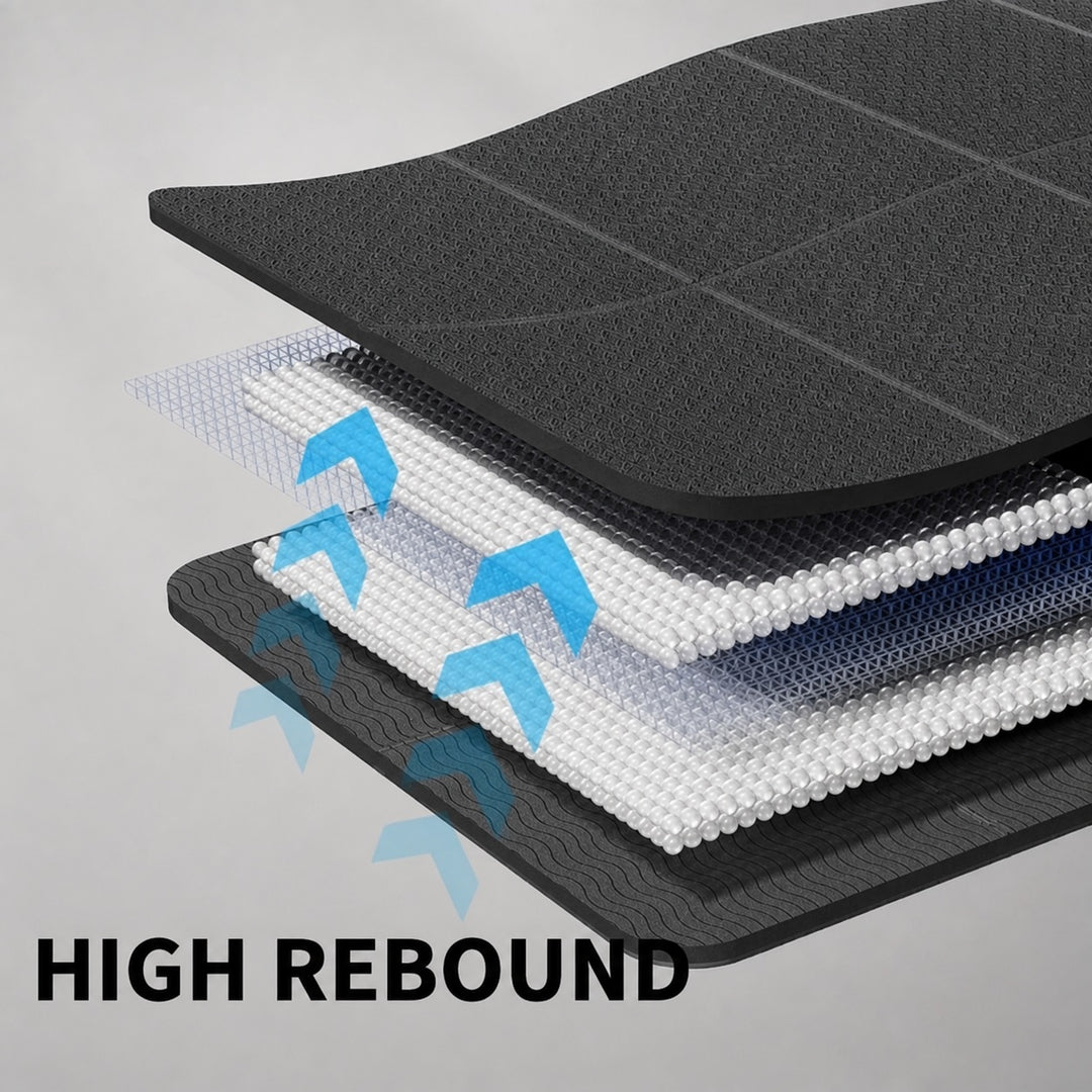 Folding Yoga Mat Exercise Mat for Home Fitness