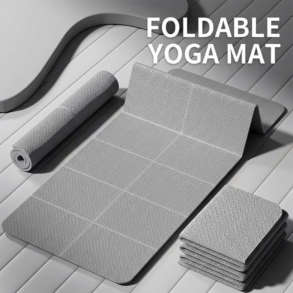 Folding Yoga Mat Exercise Mat for Home Fitness