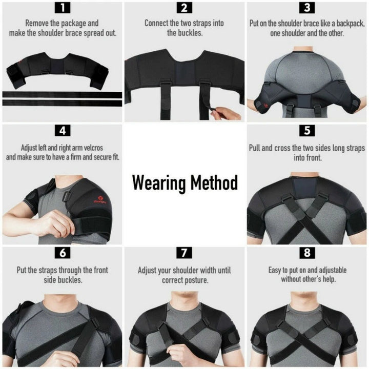 Double Shoulder Support Brace - 2XL/3XL
