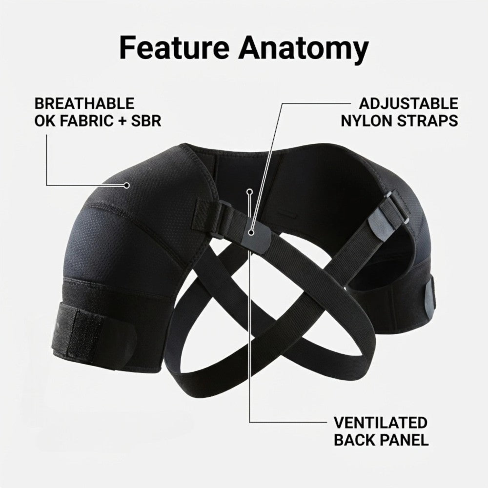Double Shoulder Support Brace - L/XL