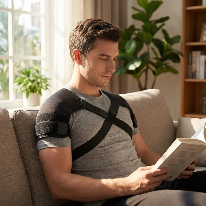 Double Shoulder Support Brace - L/XL